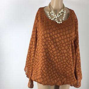 Rare Earth Toasted Ginger Top ( H2028)